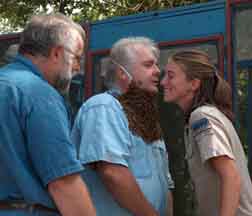 This rangerette moves in for a kiss